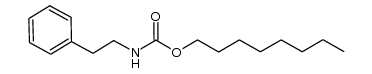 Carbamic acid, N-(2-phenylethyl)-, octyl ester 结构式