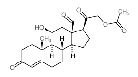 一乙酸醛甾酮 结构式