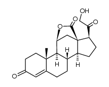 Pregn-4-en-18-oic acid, 11,21-dihydroxy-3,20-dioxo-, γ-lactone, (11β)- (9CI) 结构式