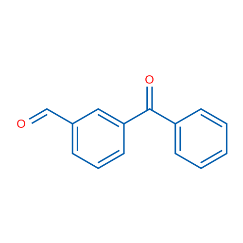 3-苯甲酰苯甲醛 结构式