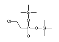 Phosphonic acid, (2-chloroethyl)-, bis(trimethylsilyl) ester 结构式