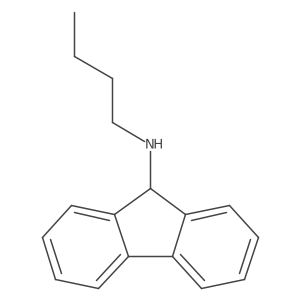 N-丁基-9H-芴-9-胺 结构式
