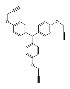 Benzene, 1,1',1''-methylidynetris[4-(2-propyn-1-yloxy)- 结构式