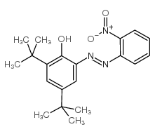 2-(2’-硝基苯偶氮)-4,6-二叔丁基酚 结构式