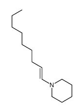 1-(1-壬烯-1-基)哌啶 结构式