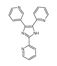 Pyridine, 2,2'-[4-(3-pyridinyl)-1H-imidazole-2,5-diyl]bis- 结构式