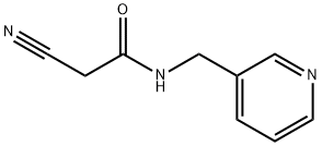2-氰基-N-(吡啶-3-基甲基)乙酰胺 结构式