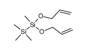 Disilane, 1,1,1,2-tetramethyl-2,2-bis(2-propen-1-yloxy)- 结构式