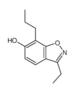 3-乙基-7-丙基苯并[d]异噁唑-6-醇 结构式