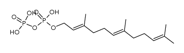 Diphosphoric acid, P-[(2E,6Z)-3,7,11-trimethyl-2,6,10-dodecatrien-1-yl] ester 结构式
