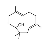 (4E,8E)-2,2,5,9-四甲基环十二碳-4,8-二烯-1-醇 结构式