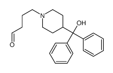 4-(羟基二苯甲基)-1-哌啶丁醛 结构式