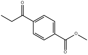 1-(对甲氧羰基苯基)-2-丙酮 结构式