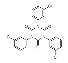 1,3,5-三(3-氯苯基)-1,3,5-三嗪-2,4,6(1H,3H,5H)-三酮 结构式