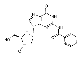 Guanosine, 2'-deoxy-N-(2-pyridinylcarbonyl)- (9CI) 结构式