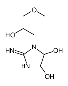 2-amino-4,5-dihydro-4,5-dihydroxy-1-(2'-hydroxy-3'-methoxy-1'-propyl)imidazole 结构式