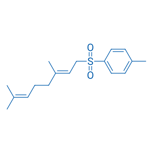 (E)-1-((3,7-二甲基辛-2,6-二烯-1-基)磺酰基)-4-甲苯 结构式