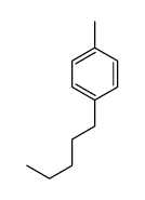 1-甲基-4-戊基苯 结构式