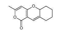 3-甲基-6,7,8,9-四氢-5aH-吡喃并[4,3-b]色烯-1-酮 结构式