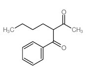 2-丁基-1-苯基-1,3-丁二酮 结构式
