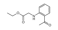 Glycine, N-(2-acetylphenyl)-, ethyl ester 结构式
