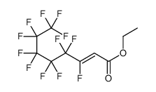 3,4,4,5,5,6,6,7,7,8,8,8-十二氟-2-辛烯酸乙酯 结构式