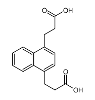 1,4-萘二丙酸 结构式