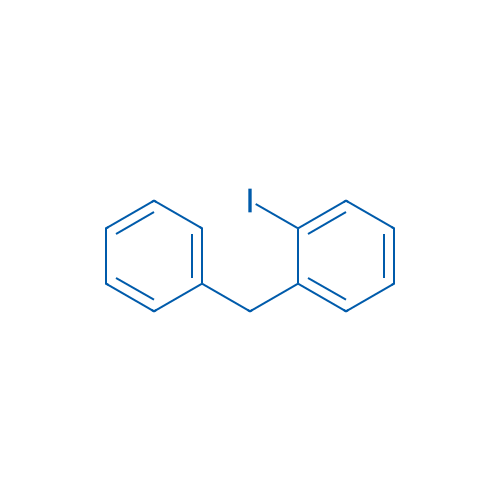 1-苄基-2-碘苯 结构式