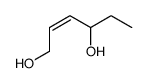 2-Hexene-1,4-diol, (Z)- 结构式