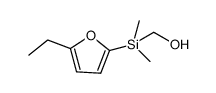 Methanol, 1-[(5-ethyl-2-furanyl)dimethylsilyl]- 结构式