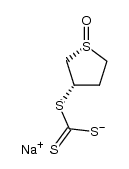 Carbonotrithioic acid, mono(tetrahydro-1-oxido-3-thienyl) ester, sodium salt, (1R-cis)- 结构式