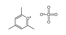 2,4,6-三甲基吡喃鎓高氯酸盐 结构式