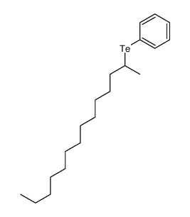 Benzene, [(1-methyltridecyl)telluro]- 结构式