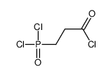 3-(二氯磷酰基)丙酰氯 结构式