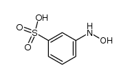 3-羟氨基苯磺酸 结构式