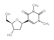 1,3-二甲基-2'-脱氧假尿苷 结构式