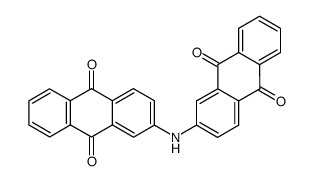 2,2'-亚氨基二蒽醌 结构式