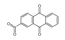 2-硝基蒽-9,10-二酮 结构式