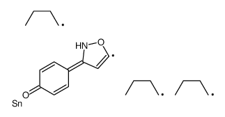 4-[5-(三丁基锡基)-3-异恶唑基]苯酚 结构式
