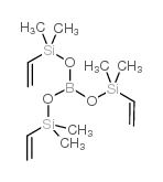 三(乙烯基二甲基硅基)硼酸酯 结构式