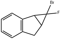 1-溴-1-氟-1,1a,6,6a-四氢环丙并[a]茚 结构式
