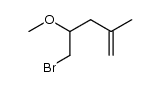 5-溴-4-甲氧基-2-甲基-1-戊烯 结构式
