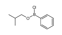 氯(2-甲基丙氧基)苯基硼烷 结构式