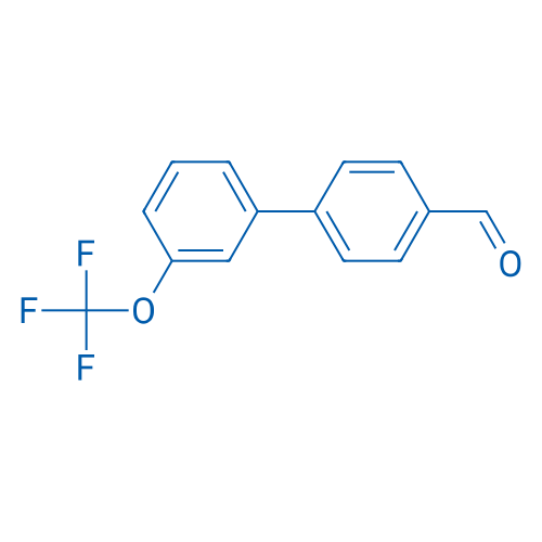 3'-Trifluoromethoxy-biphenyl-4-carbaldehyde 结构式
