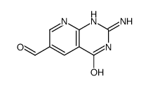 2-氨基-1,4-二氢-4-氧代吡啶并[2,3-d]嘧啶-6-甲醛 结构式