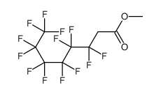 3,3,4,4,5,5,6,6,7,7,8,8,8-十三氟辛酸甲酯 结构式