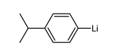 Lithium, [4-(1-methylethyl)phenyl]- 结构式