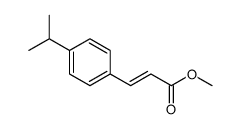 2-Propenoic acid, 3-[4-(1-methylethyl)phenyl]-, methyl ester, (E)- 结构式