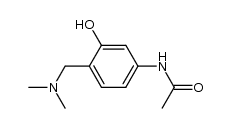 Acetamide, N-[4-[(dimethylamino)methyl]-3-hydroxyphenyl]- 结构式
