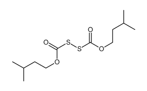 Thioperoxydicarbonic acid ([(HO)C(S)]2S2), OC,OC'-bis(3-methylbutyl) ester 结构式